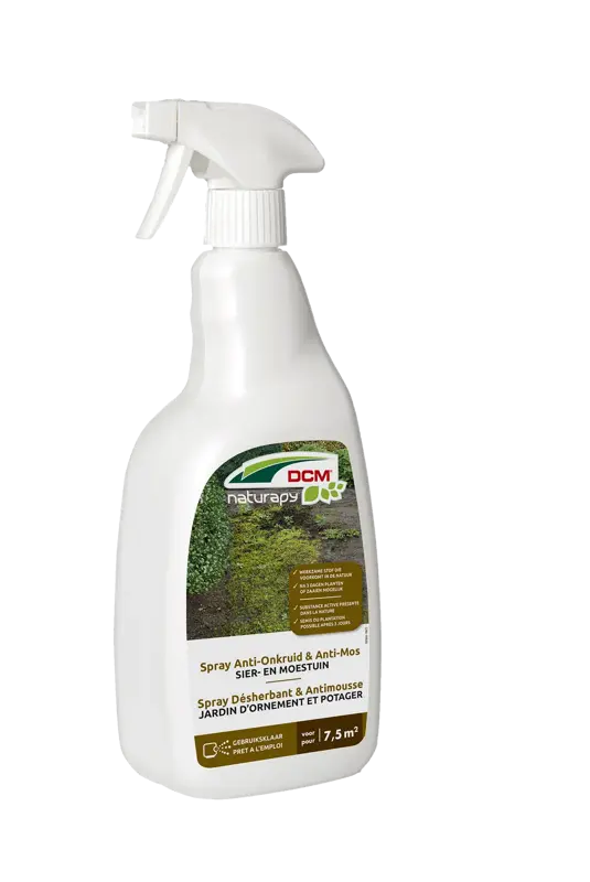 dcm anti-onkruid/mos sier- en moestuin spray 0,75l