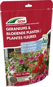 dcm geranium/bloeiende planten 0,75kg