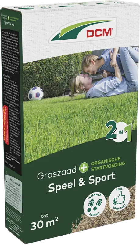 dcm graszaad plus speel & sport 0,6kg 30m²