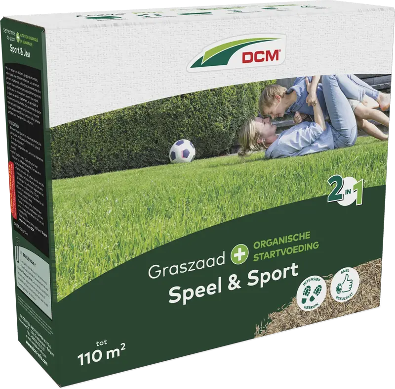 dcm graszaad plus speel & sport 2,2kg 110m²