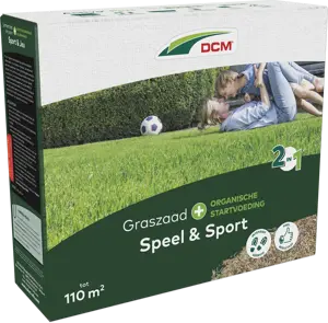 dcm graszaad plus speel & sport 2,2kg 110m²