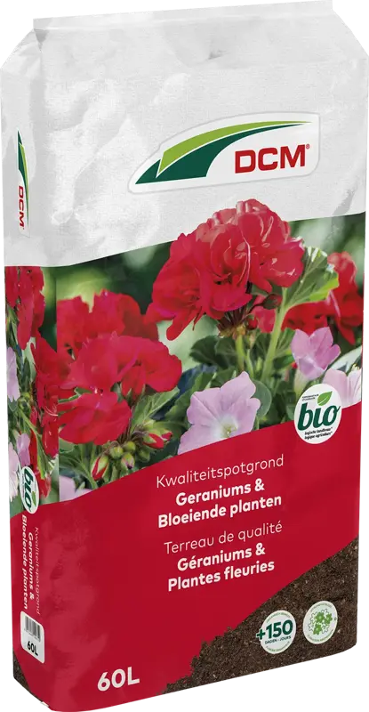 dcm potgr geranium/bloeiende planten 60l