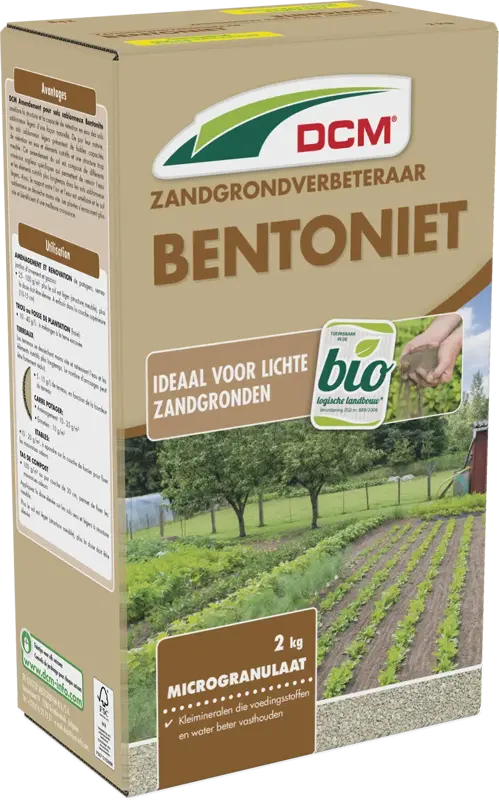 dcm zandgrverbeteraar bentoniet 2kg