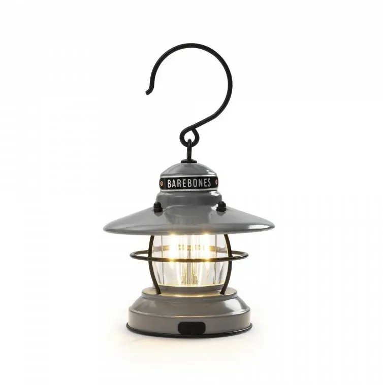 edison mini lantern grey