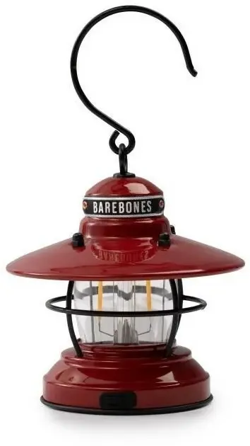 edison mini lantern red