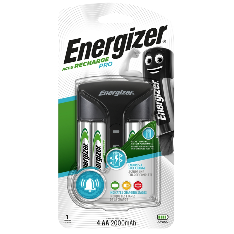 energizer lader pro + 4x aa 2000mah