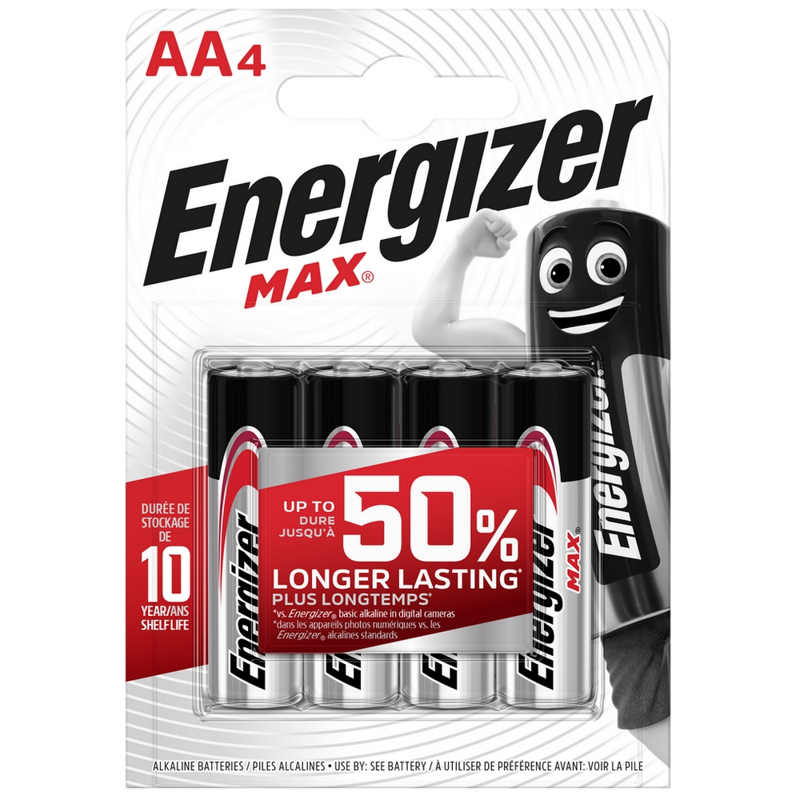 energizer max lr6 aa bl4