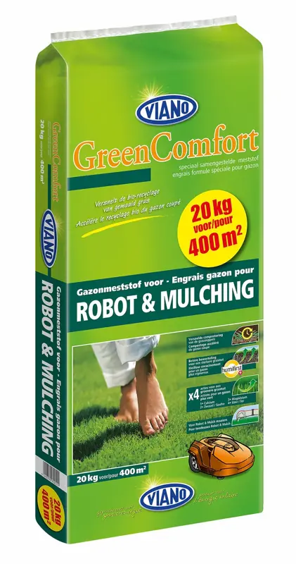 greencomfort mulching en robot