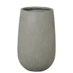 rd. light fiber concrete pot-plain-sandy 36x36x56