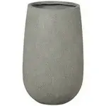 rd. light fiber concrete pot-plain-sandy 40x40x66