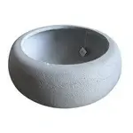 rd. light fiber concrete pot-sandy cement-53x53x21