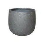 rd. light fiber-concrete  pot - size 40.5x40.5x36