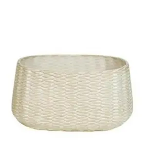 round planter aqua grey d23,5h14,5