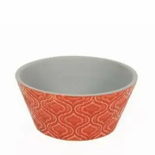 round planter red d16,5h8