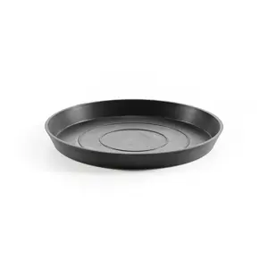 saucer round 30 dark grey