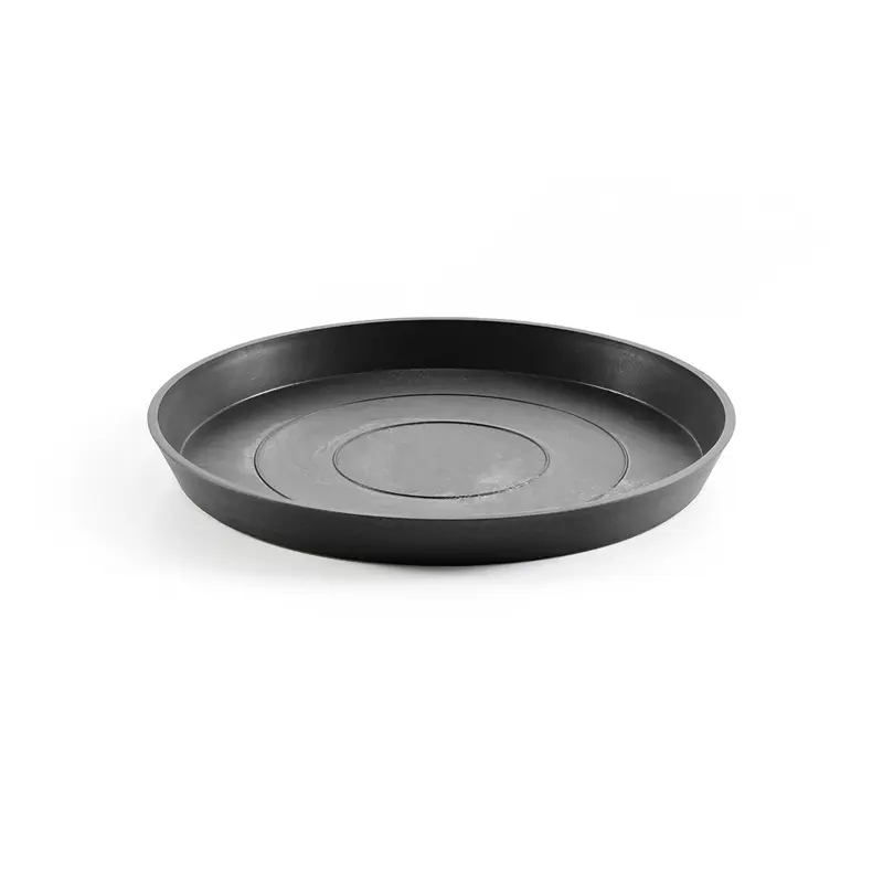 saucer round 50 dark grey