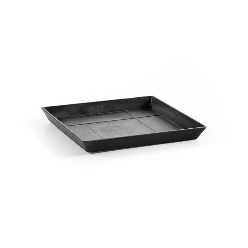 saucer square 30 dark grey